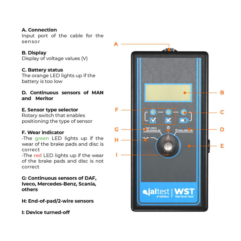Jaltest Wear Sensor Tester (WST)