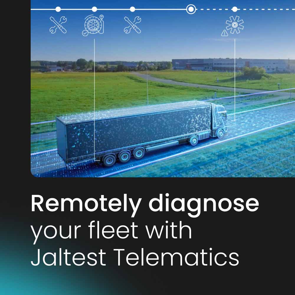 Remotely diagnose your fleet with Jaltest Telematics