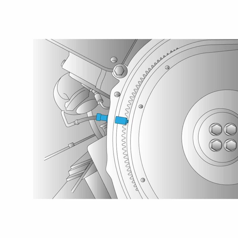 Tool to lock the top dead centre for IVECO Cursor engine