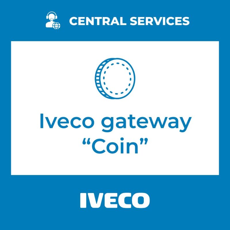 Iveco payment gateway “Coin” (Central Services)