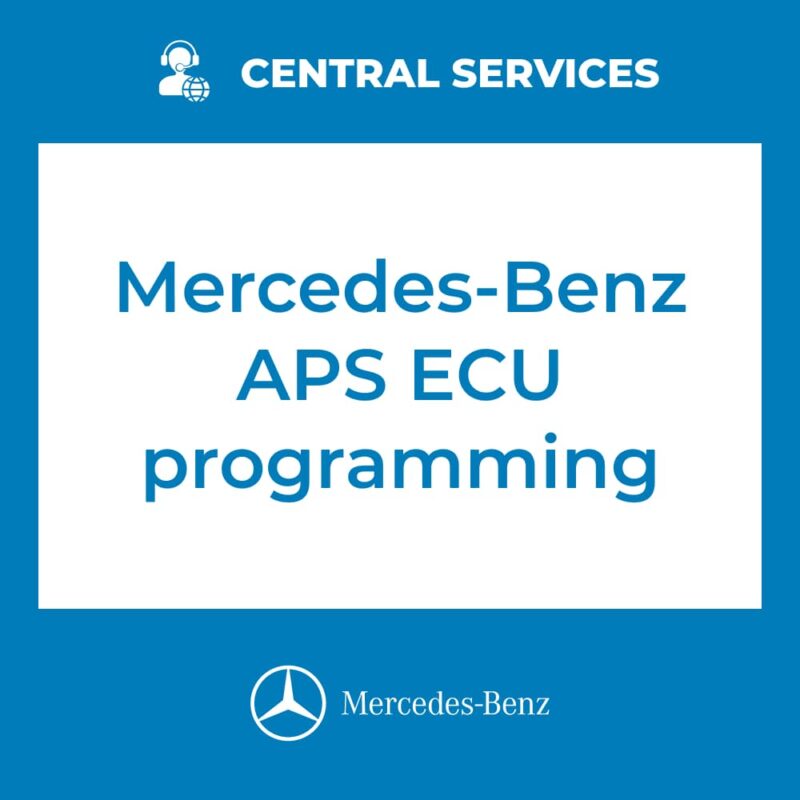 Mercedes-Benz APS ECU programming (Central Services)