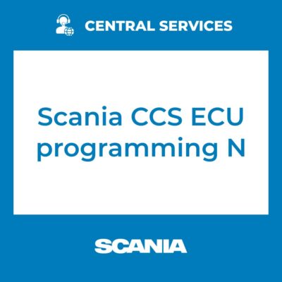 Scania CCS ECU programming (Central Services)