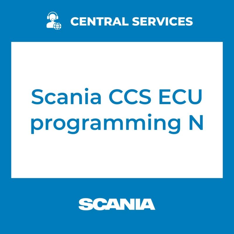 Scania CCS ECU programming (Central Services)