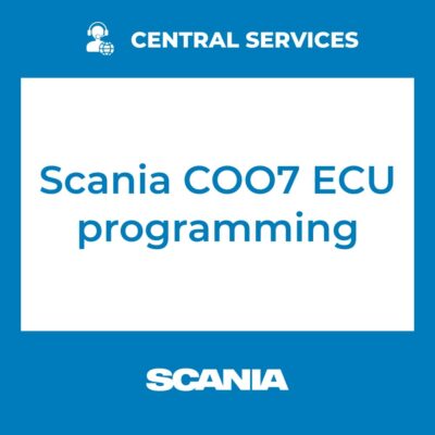 Scania COO7 ECU programming (Central Services)