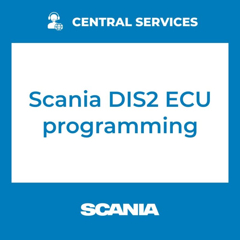 Scania DIS2 ECU programming (Central Services)