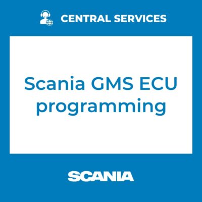Scania GMS ECU programming (Central Services)