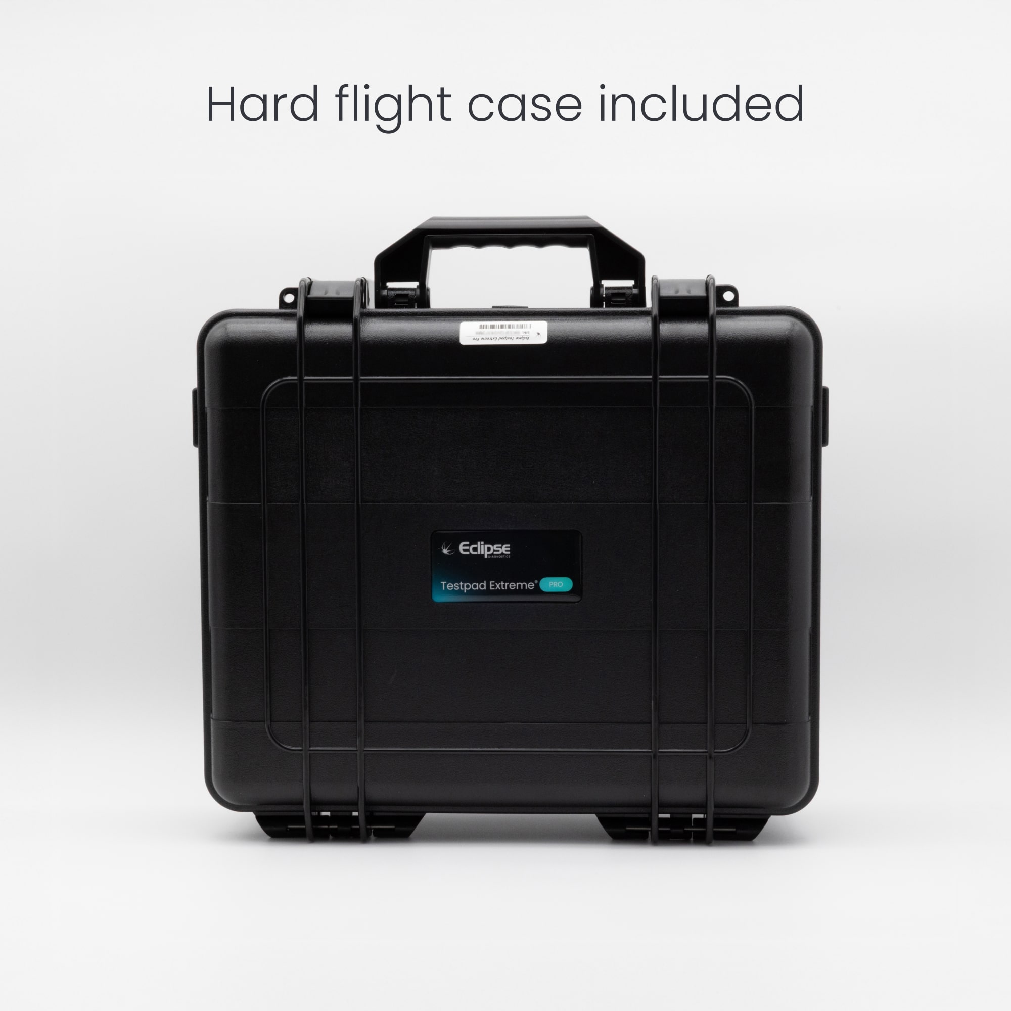 Hard flight case included