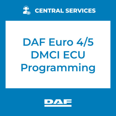 DAF Euro 4/5 DMCI ECU Programming (Central Services) - 71101013