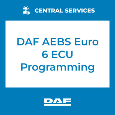DAF AEBS Euro 6 ECU Programming (Central Services) - 71101014