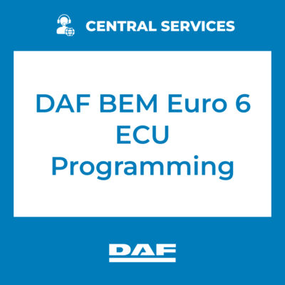 DAF BEM Euro 6 ECU Programming (Central Services) - 71101015