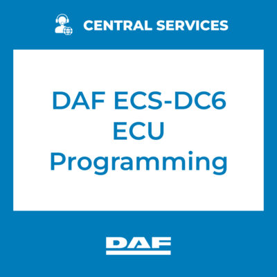 DAF ECS-DC6 ECU Programming (Central Services) - 70810043