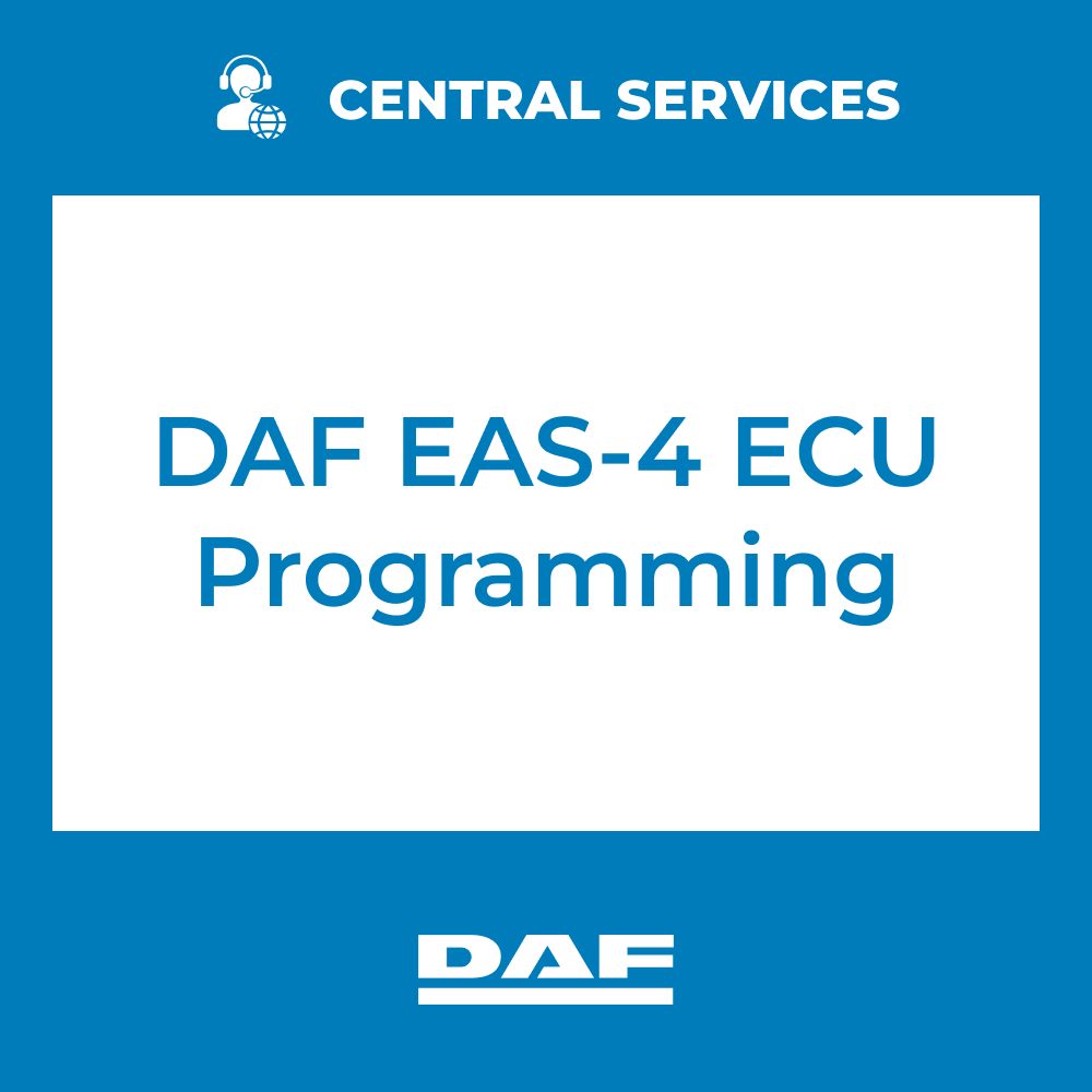 DAF EAS-4 ECU Programming (Central Services) - 71101039