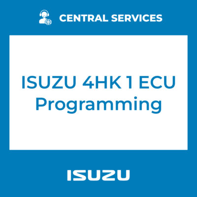 ISUZU 4HK1 ECU Programming (Central Services) - 71101010