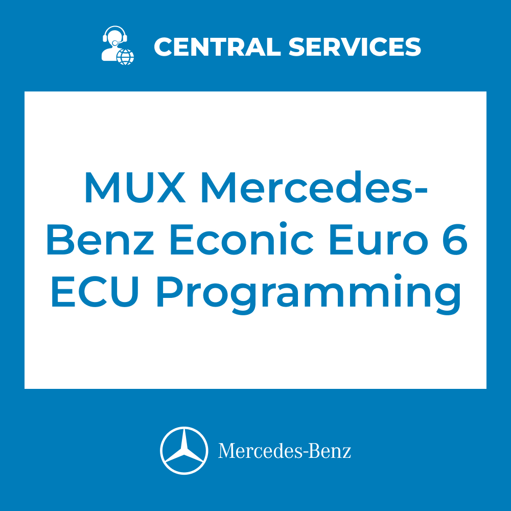 MUX Mercedes-Benz Econic Euro 6 ECU Programming (Central Services) - 71101044