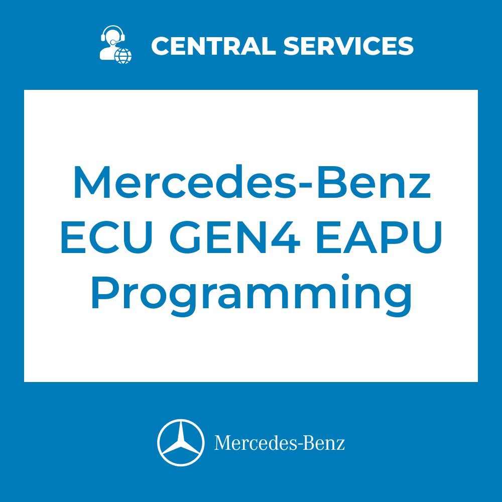 Mercedes-Benz ECU GEN4 EAPU Programming (Central Services) - 71101001