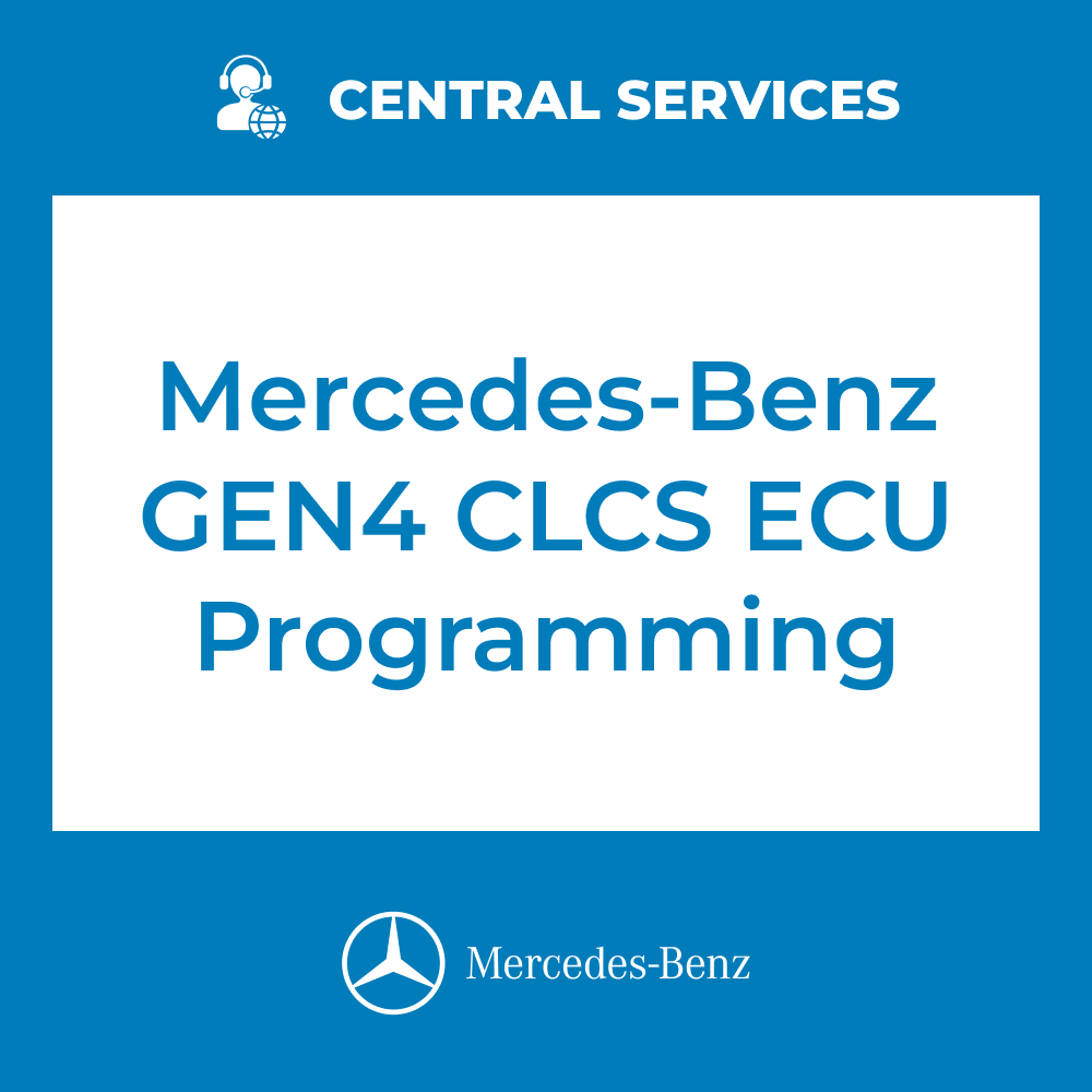 Mercedes-Benz GEN4 CLCS ECU Programming (Central Services) - 71101012