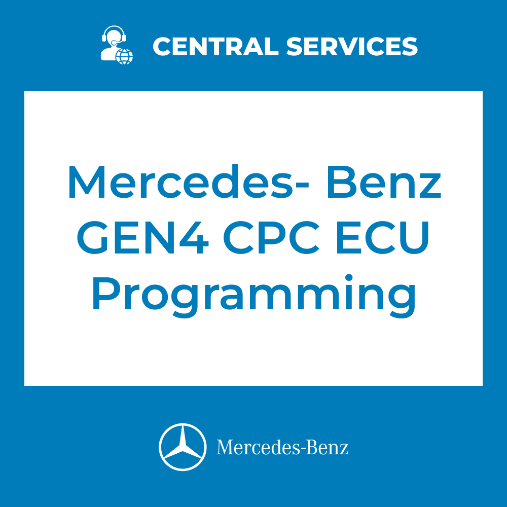 Mercedes-Benz GEN4 CPC ECU Programming (Central Services) - 70810023