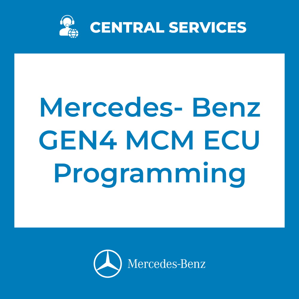 Mercedes-Benz GEN4 MCM ECU Programming (Central Services) - 70810022