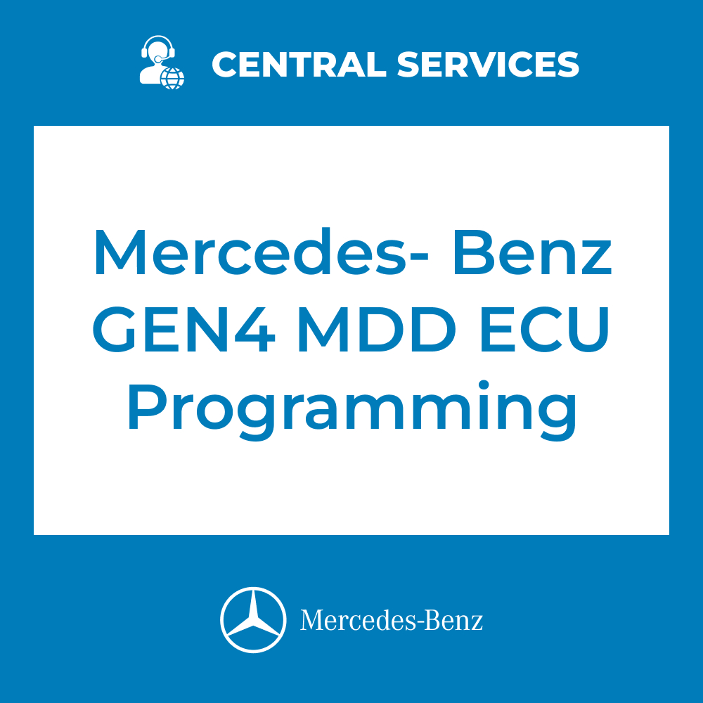 Mercedes-Benz GEN4 MDD ECU Programming (Central Services) - 70810028