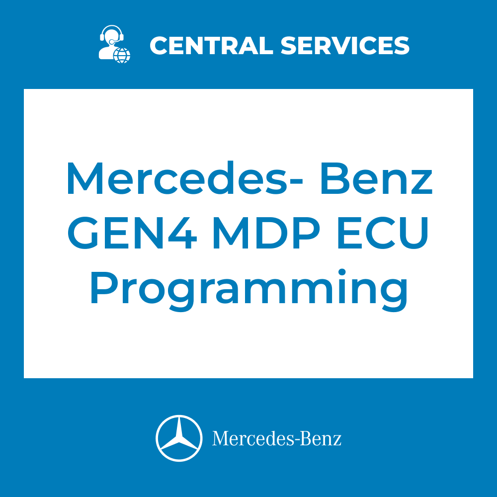 Mercedes-Benz GEN4 MDP ECU Programming (Central Services) - 70810029