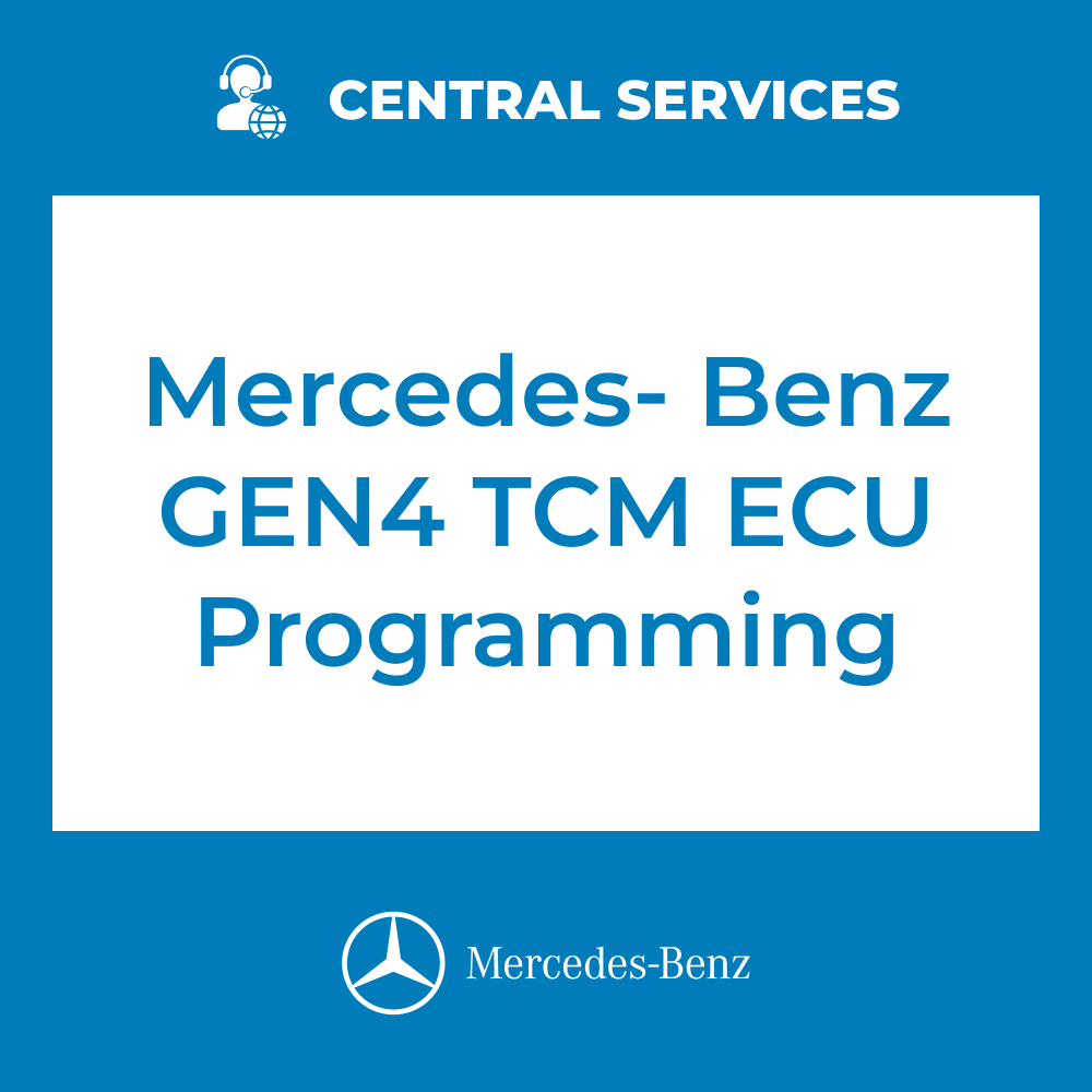 Mercedes-Benz GEN4 TCM ECU Programming (Central Services) - 70810025