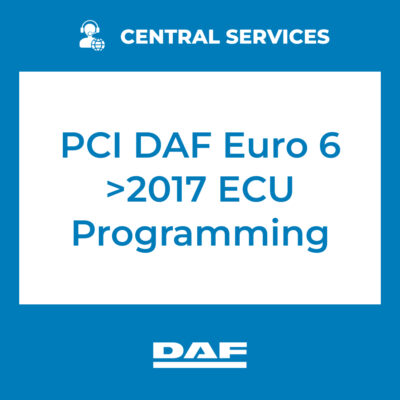 PCI DAF Euro 6 >2017 ECU Programming (Central Services) - 71101000
