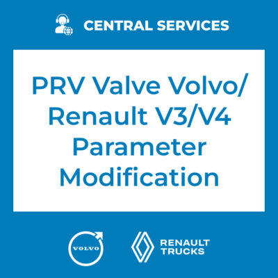 PRV Valve Volvo/Renault V3/V4 Parameter Modification (Central Services) - 70810049