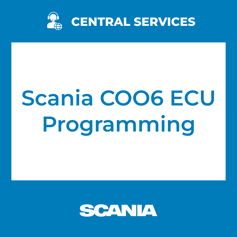 Scania COO6 ECU Programming (Central Services) - 71101046
