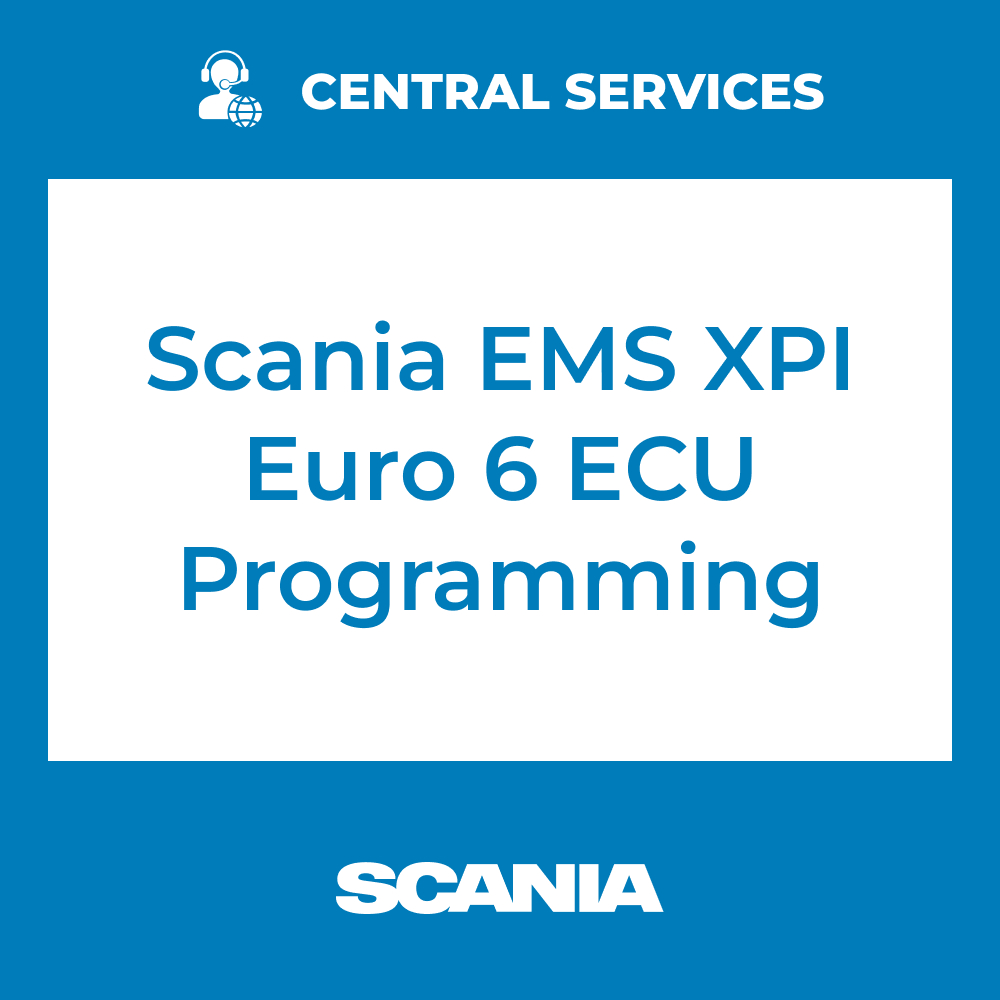 Scania EMS XPI Euro 6 ECU Programming (Central Services) - 71101053