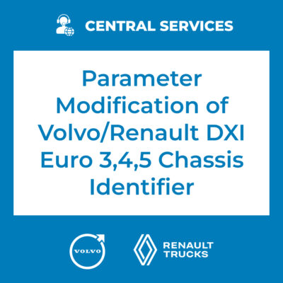 Parameter Modification of Volvo/Renault DXI Euro 3, 4, 5 Chassis Identifier (Central Services) - 70810035