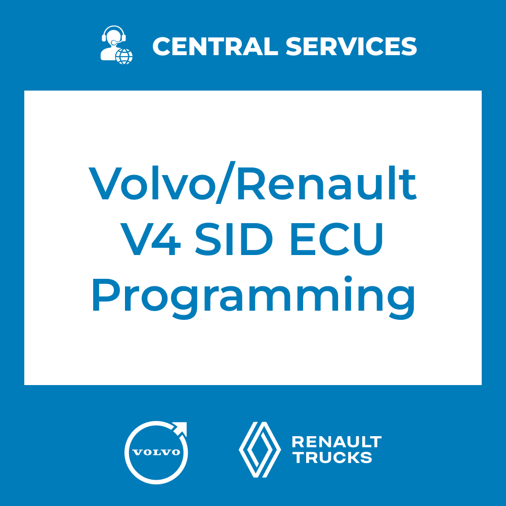 Volvo/Renault V4 SID ECU Programming (Central Services) - 71101008