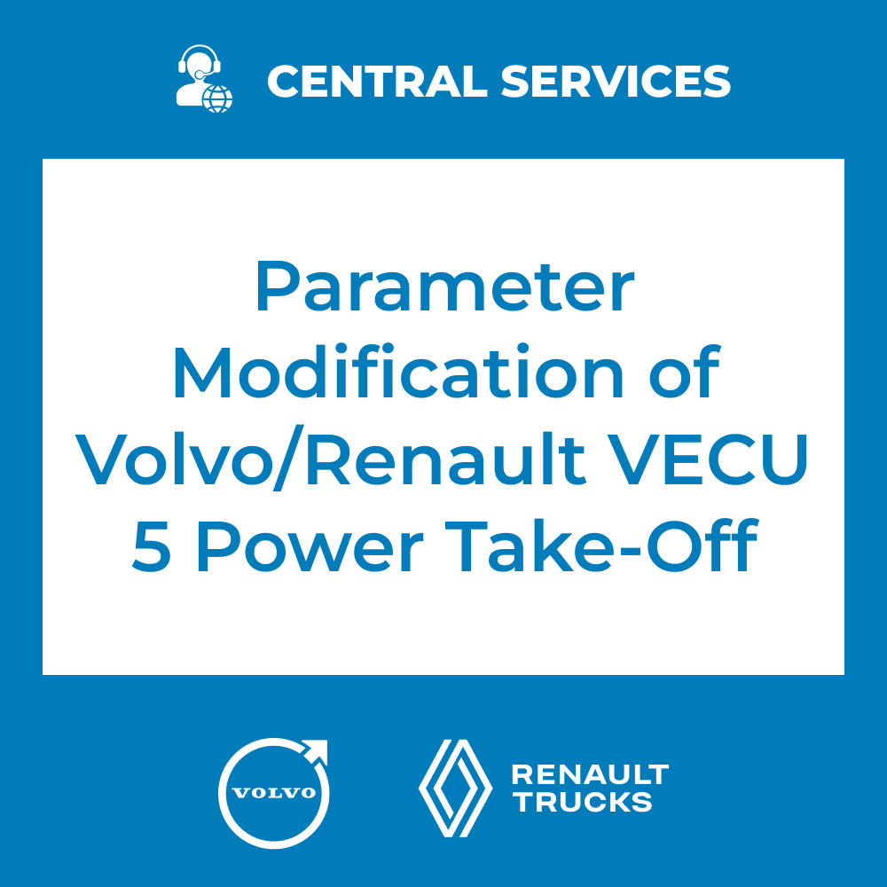 Parameter Modification of Volvo/Renault VECU 5 Power Take-Off (Central Services) - 71101045