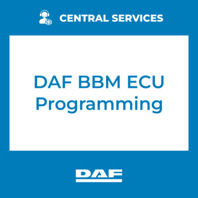 DAF BBM ECU Programming (Central Services) - 71101090