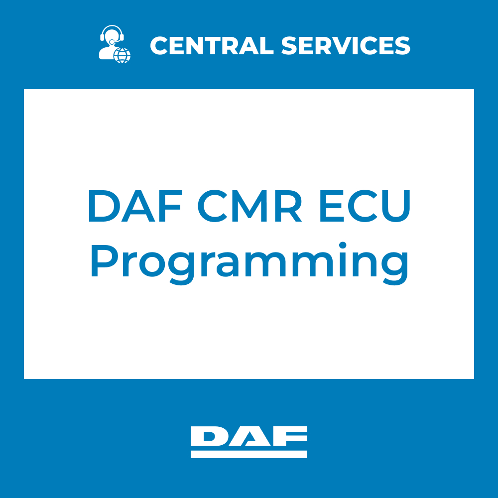 DAF CMR ECU Programming (Central Services) - 71101077