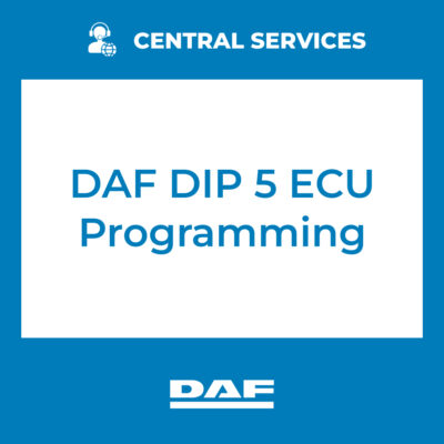 DAF DIP 5 ECU Programming (Central Services) - 71101105