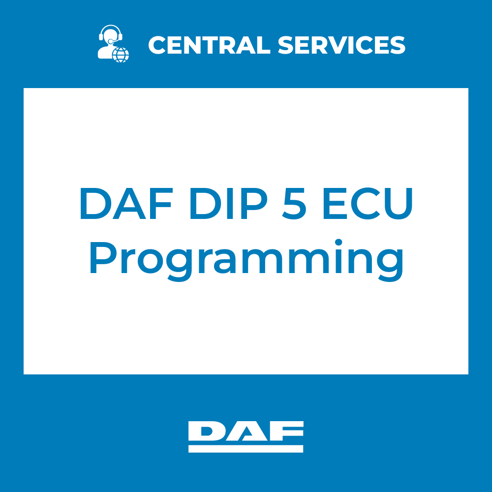 DAF DIP 5 ECU Programming (Central Services) - 71101105