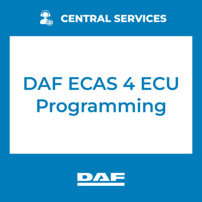DAF ECAS 4 ECU Programming (Central Services) - 71101098