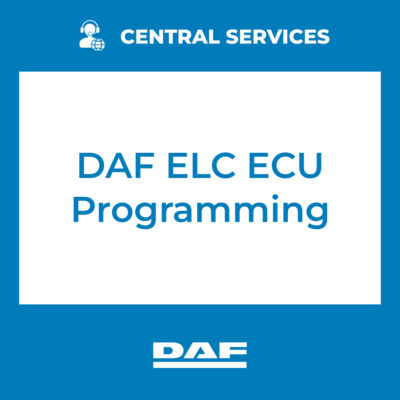 DAF ELC ECU Programming (Central Services) - 71101099