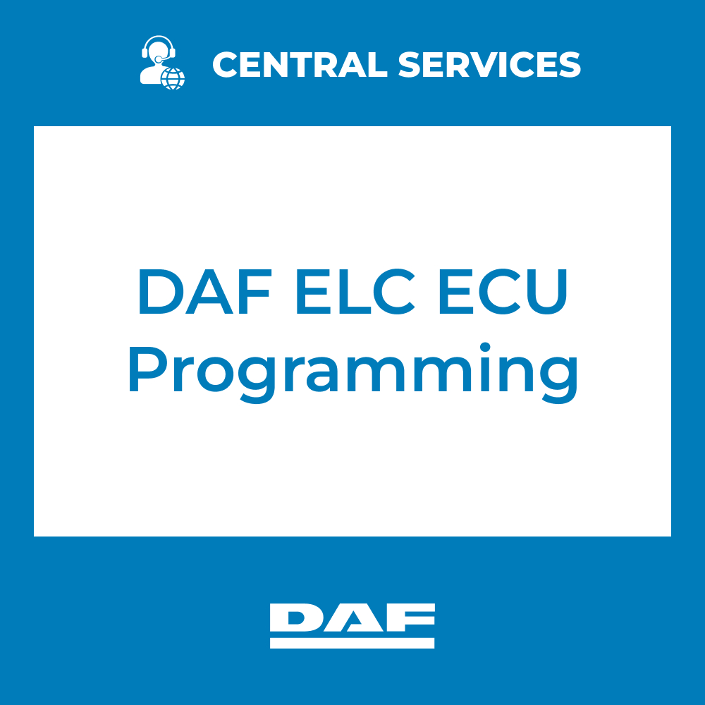 DAF ELC ECU Programming (Central Services) - 71101099