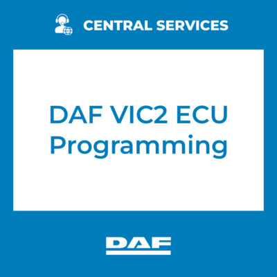 DAF VIC2 ECU Programming (Central Services) - 71101084