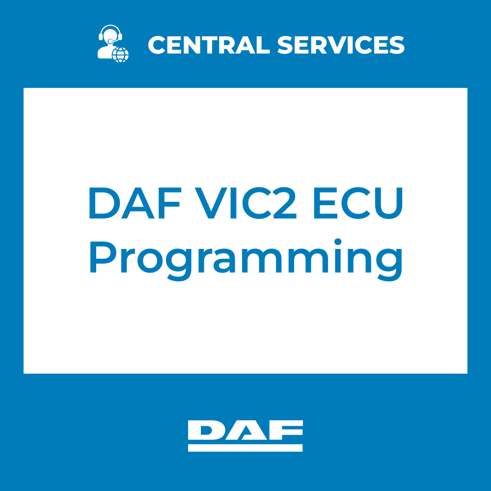 DAF VIC2 ECU Programming (Central Services) - 71101084