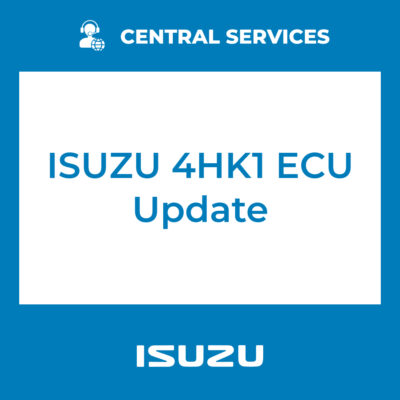 ISUZU 4HK1 ECU Update (Central Services) - 71101112