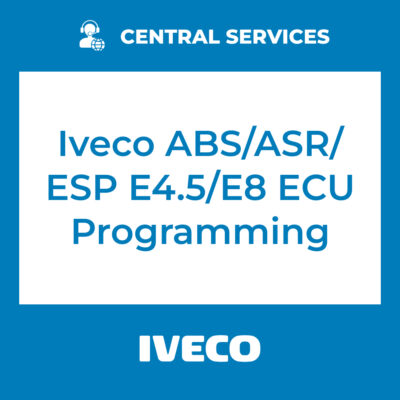 Iveco ABS/ASR/ESP E4.5/E8 ECU Programming (Central Services) - 71101085
