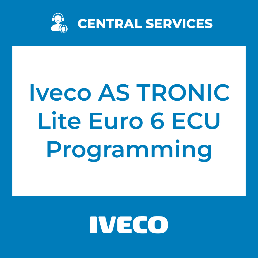Iveco AS TRONIC Lite Euro 6 ECU Programming (Central Services) - 71101083
