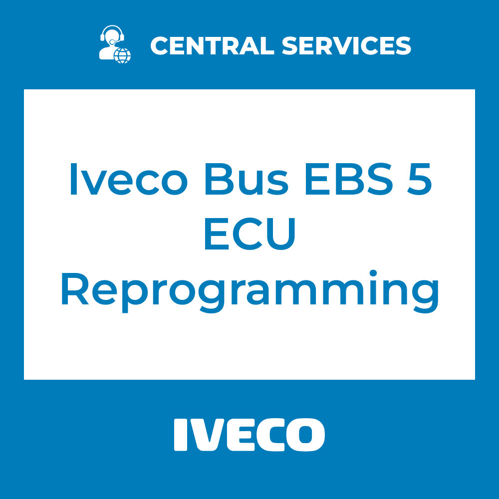 Iveco Bus EBS 5 ECU Reprogramming (Central Services) - 71101059
