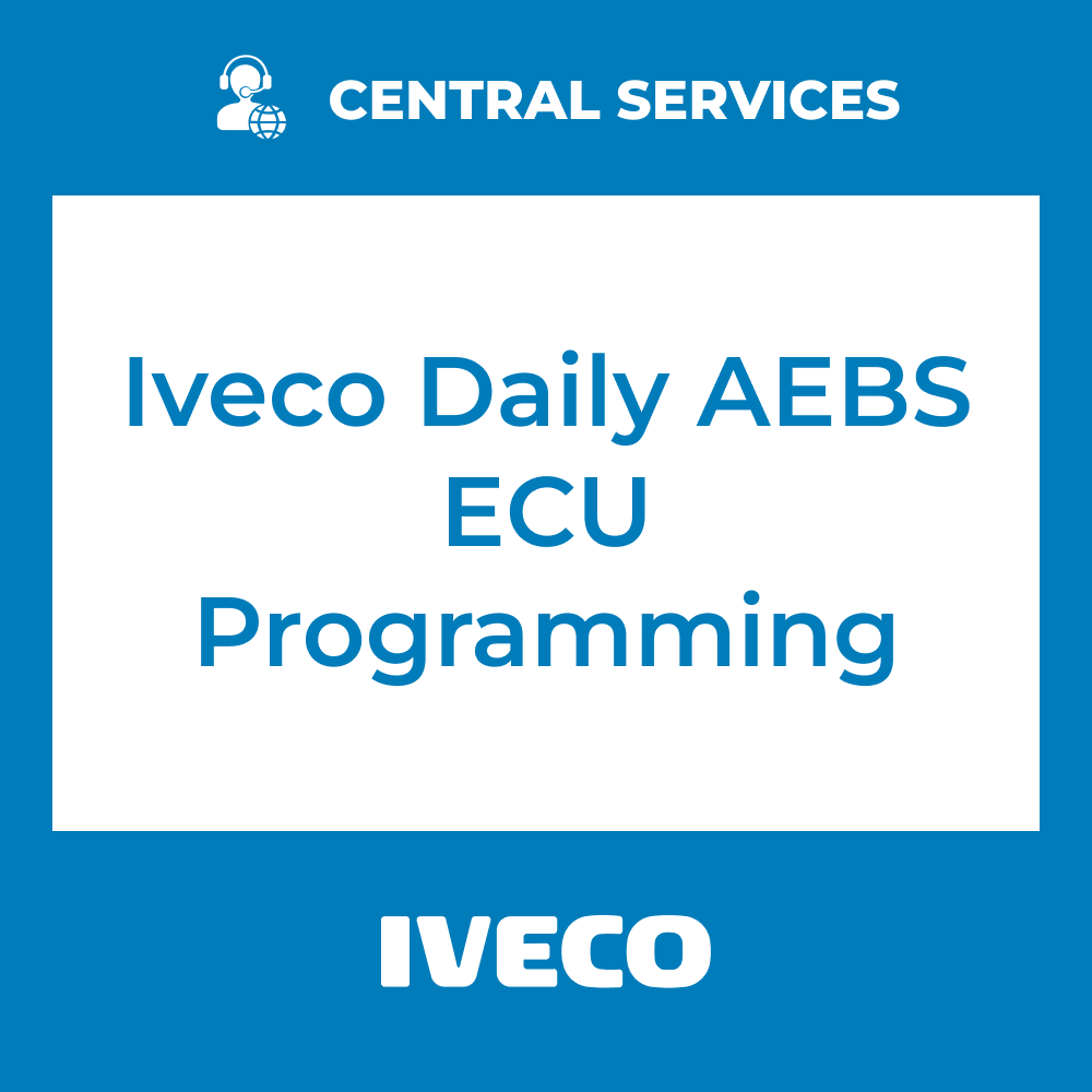 Iveco Daily AEBS ECU Programming (Central Services) - 71101075