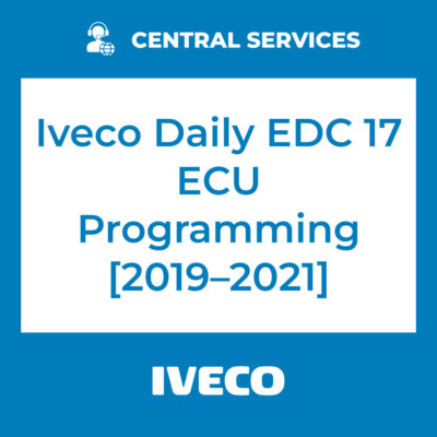 Iveco Daily EDC 17 ECU Programming [2019–2021] (Central Services) - 71101103