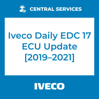 Iveco Daily EDC 17 ECU Update [2019–2021] (Central Services) - 71101104