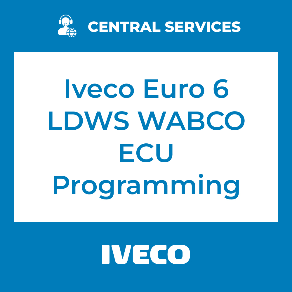 Iveco Euro 6 LDWS WABCO ECU Programming (Central Services) - 71101060