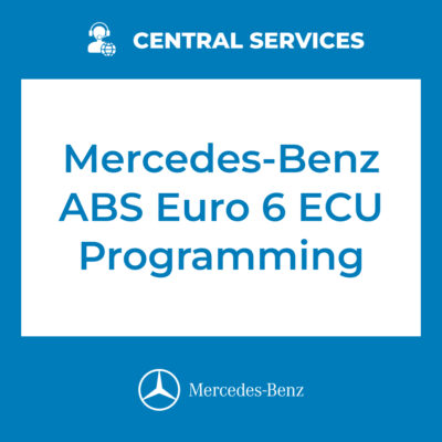 Mercedes-Benz ABS Euro 6 ECU Programming (Central Services) - 71101068